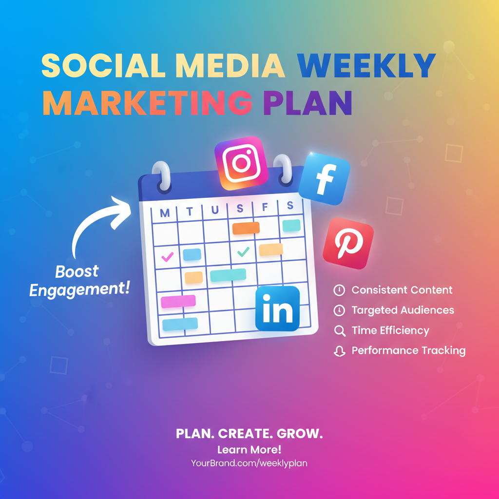 Social Media Weekly Marketing Plan